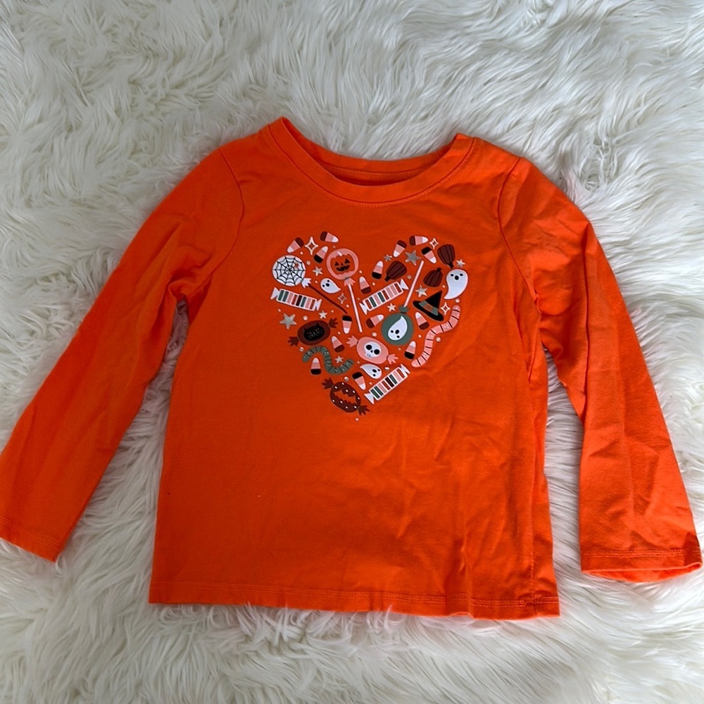 Cat & Jack Halloween Shirt Toddler Girls Size 3T